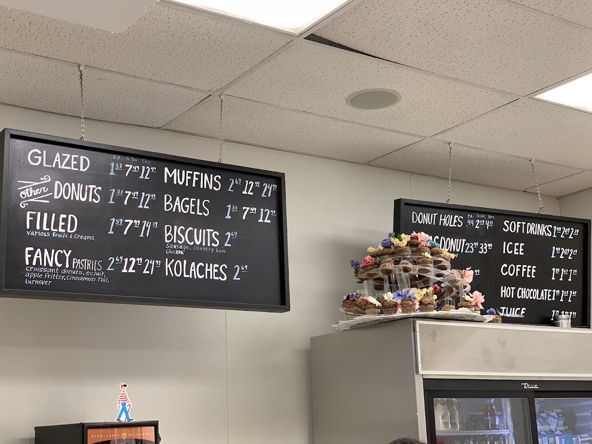 Fox's Donut Den Menu - Image 2